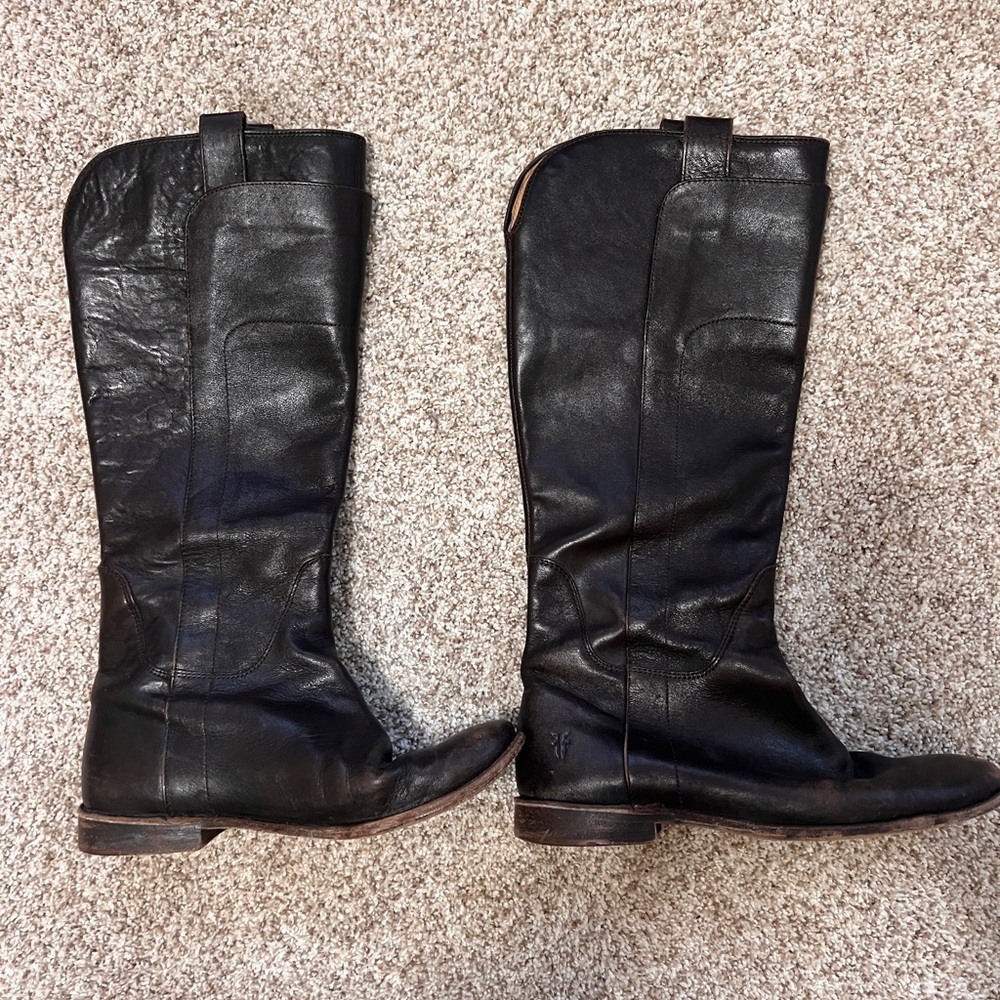 Frye Paige Pull On Riding Boot. Women US 7 1/2
